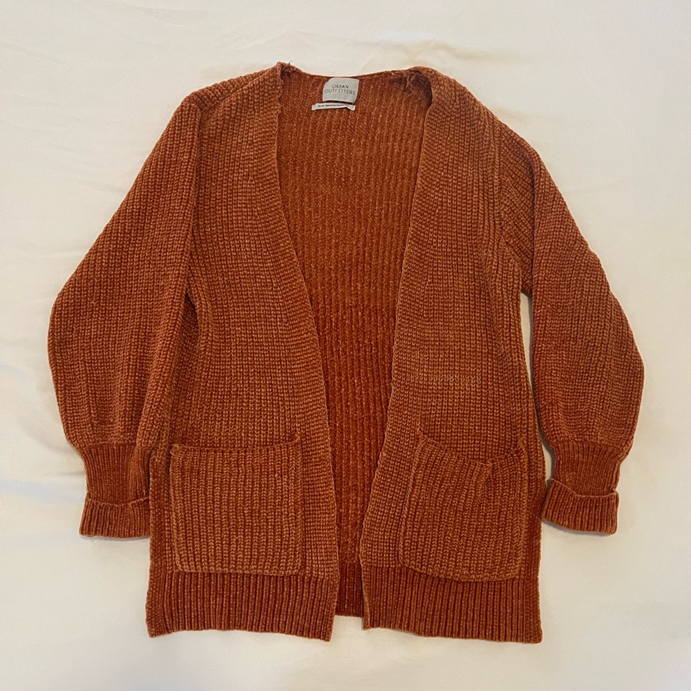 Urban Outfitters Orange Cardigan